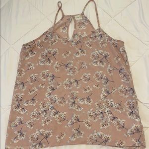 Women’s Super Cute Top with Wild Flowers Size M